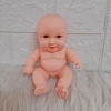 Búp Bê Tái Sinh Nhựa Mềm 18 cm 7 inch mắt 3D  Vinyl Reborn Baby Doll