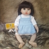 Búp Bê Tái Sinh Thân Gòn + Thân Nhựa Mềm Mại 48 cm = 19 inch Reborn Silicon Vinyl Doll