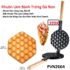 Máy Làm Bánh Kẹp Đơn Công Nghiệp 220V 1400W Waffle Machine