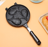 Chảo Tròn Nướng Bánh Cá 3 Con 41*20 cm Bánh Taiyaki Chống Dính Pan Taiyaki Waffle Maker PVN5153