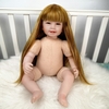 [Đủ mẫu] Búp Bê 55 cm = 22 inch Thân Gòn Mềm Mại  Reborn Silicon Vinyl Doll