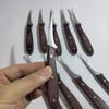 Dao Tỉa Hoa Điêu Khắc Yujia Ⓡ cán gỗ siêu sắc, Dao Lưỡi Liềm Thép Không Rỉ  Carving Knives Tools PVN3630