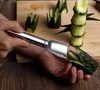 Dao Tỉa Khắc Tạo Hình Đẩy Tạo Hoa Quả Dưa Chuột Bằng Thép Không Gỉ Cucumber Knife PVN4471