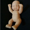 {Hàng Cao Cấp} Búp Bê Ngủ Em Bé Đang Ngủ full silicon 12 cm 5 inch Sleeping Dolls ( kèm giày ngẫu nhiên)