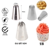 Đui #1B Bắt Bông Kem Trang Trí Bánh Inox 304 Diy Dùng Trong Pha Chế, Tạo Hình Bánh Quy Cookie PVN3550