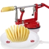 Dụng Cụ Bào Vỏ Trái Cây, làm Lốc Xoáy, Xoắn Ốc  Apple, Potato Stainless Steel Potato Apple Twister Spiral Slicer Fry Cutter PVN319