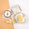 Dụng Cụ Cắt Trứng Luộc, Trái Cây Đa Năng 2 In 1 Tiện Lợi Bằng Thép Không Gỉ Bền Bỉ  Dễ Dùng  Stainless Steel Egg Slicer 2 In 1 Egg Cutting Tools For Eggs And Fruits