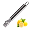 Dụng Cụ Gọt Vỏ Chanh Cam, Dao Cắt Rãnh, Bào Vỏ Trái Cây Bằng Thép Không Gỉ Stainless Steel Fruit Peelers Orange Lemon Zester Grater Grips