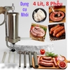Bộ Phụ Kiện 5 món dụng cụ làm Bột Bánh Churros (Youtiao) Dùng Kèm Dụng Cụ Nhồi Xúc Xích Inox Cao Cấp Sausage Maker Stainless Steel PVN7981