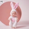 Búp Bê Em Bé Sơ Sinh Ngủ Đông 11 cm 3,5 inch Kèm Trang Phục Sleeping Doll 