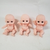 {Giá Sỉ} 199k = Combo 10 Búp Bê Tái Sinh Nhựa mềm Lulu mắt to, Có Răng 12 cm 5 inch Vinyl reborn Baby Doll PVN4467