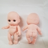 {Giá Sỉ} 199k = Combo 10 Búp Bê Tái Sinh Nhựa mềm Lulu mắt to, Có Răng 12 cm 5 inch Vinyl reborn Baby Doll PVN4467