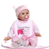 (Đủ mẫu) Búp Bê Tái Sinh 55 cm = 22 inch Thân Gòn Mềm Mại  NPK Reborn Vinyl Doll (Hàng Tồn Kho}