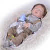 Búp Bê Nhựa Em Bé Ngủ Đông 55 Cm 22 Inch NPK Full Silicone Body Reborn Doll PVN4426