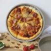 Khuôn Nhôm Đúc Nướng Bánh Pizza 20 cm = 8 Inch Chống Dính  Màu Vàng Đồng Cao Cấp