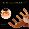 Lược Nhựa Năm Cánh Guasha Spa Mát xa Đầu, Toàn Thân Chăm Sóc Cơ Thể Resin Massage Tool