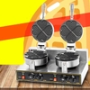 Máy Kẹp Tàn Ong 4 Tim Đôi Công Nghiệp 220V Baker Waffle Machine PVN3679 Tặng Công Thức Làm Bánh