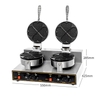Máy Kẹp Tàn Ong 4 Tim Đôi Công Nghiệp 220V Baker Waffle Machine PVN3679 Tặng Công Thức Làm Bánh