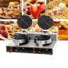 Máy Kẹp Tàn Ong 4 Tim Đôi Công Nghiệp 220V Baker Waffle Machine PVN3679 Tặng Công Thức Làm Bánh