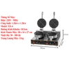 Máy Kẹp Tàn Ong 4 Tim Đôi Công Nghiệp 220V Baker Waffle Machine PVN3679 Tặng Công Thức Làm Bánh