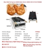 Máy Nướng Bánh Đường Phố 3000W 4 Mặt Chó Waffle Maker Electric 220V EU PLUG PVN7886