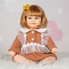 Búp Bê Tái Sinh Thân Nhựa Mềm Mại 55 cm = 22 inch Reborn Silicon Vinyl Doll