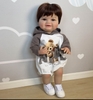 Búp Bê Tái Sinh Thân Gòn Mềm Mại 55 cm = 22 inch Reborn Silicon Vinyl Doll