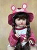 Búp Bê Tái Sinh Thân Gòn Mềm Mại 55 cm = 22 inch Reborn Silicon Vinyl Doll