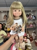 Búp Bê Tái Sinh Thân Nhựa Mềm Mại 55 cm = 22 inch Reborn Silicon Vinyl Doll