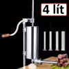 Dụng Cụ Nhồi Lạp Xưởng, Xúc Xích, Dồi Sụn Inox Cao Cấp Sausage Stuffer Filler Maker Homemade Manual Stainless Steel