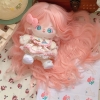 Phụ Kiện Tóc Tơ Giả Bằng Lụa Chịu Nhiệt Tóc Cho Búp Bê Tái sinh 55 cm = 22 inch Doll, Búp Bê 20 cm ixdoll