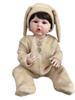 Búp Bê Tái Sinh Thân Nhựa Mềm Mại 55 cm = 22 inch Reborn Silicon Vinyl Doll