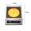 {Đủ Mẫu) Bếp Hồng Ngoại Đơn HinPo 3500W 220V Công Nghiệp Nút Nhấn, Núm vặn cơ Không Kén Nồi