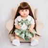 Búp Bê Tái Sinh Thân Nhựa Mềm Mại 55 cm = 22 inch Reborn Silicon Vinyl Doll