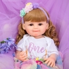 Búp Bê Tái Sinh Thân Nhựa Mềm Mại 55 cm = 22 inch Reborn Silicon Vinyl Doll