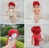 Phụ Kiện Tóc Tơ Giả Bằng Lụa Chịu Nhiệt Tóc Cho Búp Bê Tái sinh 55 cm = 22 inch Doll, Búp Bê 20 cm ixdoll