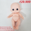 [Đủ mẫu] Búp Bê Tái Sinh Nhựa mềm 12 cm - Vinyl reborn Baby 5 inch Doll