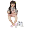 Búp Bê Tái Sinh KEIUMI Ăn Ngón Tay Thân Gòn 60 cm = 24 inch Reborn Vinyl Doll