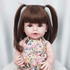 Búp Bê Tái Sinh Thân Nhựa Mềm Mại Pinky 55 cm = 22 inch Reborn Silicon Vinyl Doll PVN4083