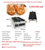 {Đủ Mẫu} Xài Điện 3000W & Xài Gas Máy Nướng Bánh Đường Phố 38x38x26cm Waffle Maker Electric