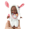 59k = Búp Bê Tái Sinh Nhựa mềm 5 inch 12 cm Vinyl reborn Baby Doll (kèm đồ y hình )