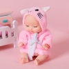 Búp Bê Em Bé Sơ Sinh Ngủ Đông 11 cm 3,5 inch Kèm Trang Phục Áo Khoát Sleeping Doll 2024