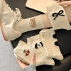 (Đủ Mẫu} Set 5 Đôi Tất Vớ Nam Nữ Cổ Cao Chất Liệu Cotton Dày Dặn, Khử Mùi Thoáng Khí Hoạ Tiết Hoa Cỏ Siêu Dễ Thương, Phong Cách Trẻ Trung, Hiện Đại