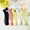 (Đủ Mẫu} Set 5 Đôi Tất Vớ Nam Nữ Cổ Cao Chất Liệu Cotton Dày Dặn, Khử Mùi Thoáng Khí Hoạ Tiết Hoa Cỏ Siêu Dễ Thương, Phong Cách Trẻ Trung, Hiện Đại