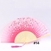 Quạt Xếp Vải Lụa Phong Cách Cổ Trang Trung Quốc  Cầm Tay 21 Cm Màu Săc Tươi Sáng Giao Ngẫu Nhiên PVN5916