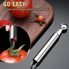  Dụng Cụ Thìa Loại Bỏ Cuốn Trái Cây Như Dâu Tây, Cà Chua Bằng Thép Không Gỉ Scooper Stainless Steel Tomato Corer,  Strawberry Remover Fruit