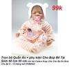 {Nhiều Mẫu} quần áo + giày Cho Búp Bê Tái Sinh 30cm  50 Cm 55 cm - 12 inch, 20 inch, 22 inch