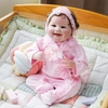 [Đủ mẫu] Búp Bê 55 cm = 22 inch Thân Gòn Mềm Mại  Reborn Silicon Vinyl Doll