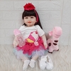 [Đủ mẫu] Búp Bê 55 cm = 22 inch Thân Gòn Mềm Mại  Reborn Silicon Vinyl Doll