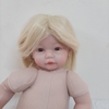 Phụ Kiện Tóc Tơ Giả Bằng Lụa Chịu Nhiệt Tóc Cho Búp Bê Tái sinh 55 cm = 22 inch Doll, Búp Bê 20 cm ixdoll